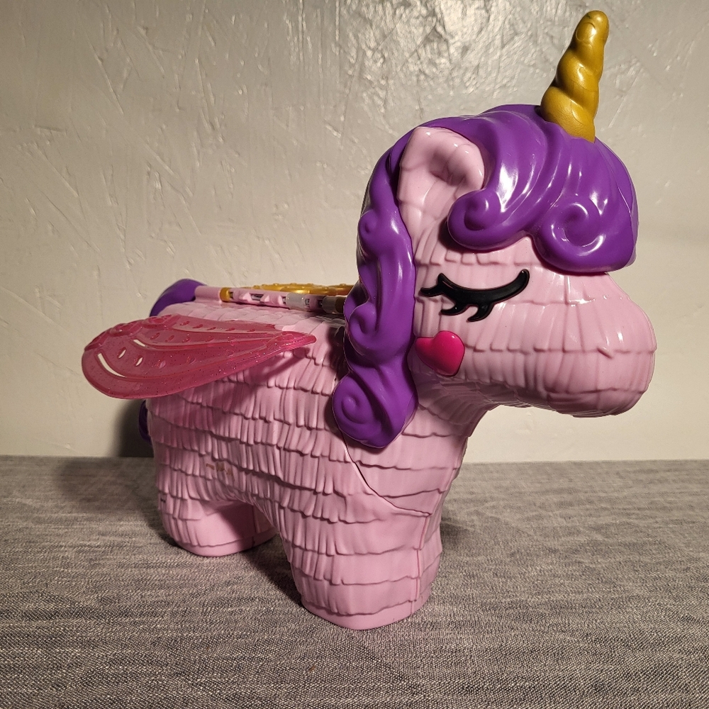 Polly Pocket Unicorn Party Large Compact Playset Micro No Accessories